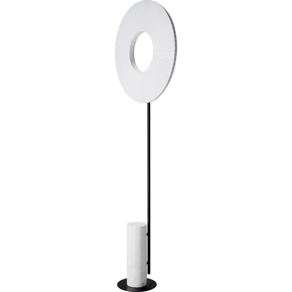 Iris Totem Golvlampa 60 cm Vit / Vit Marmor