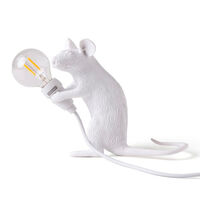 Mouse Lamp Mac Bordslampa Vit