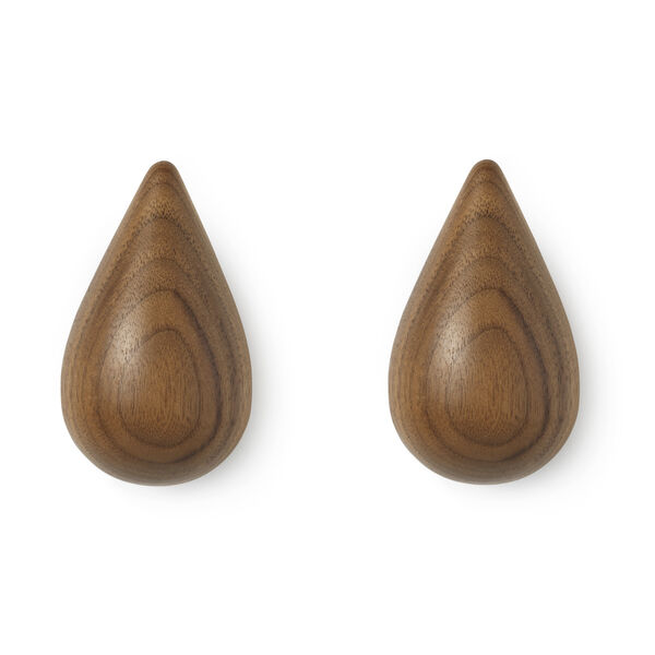 Dropit Hooks Valnøtt Small - 2 stk