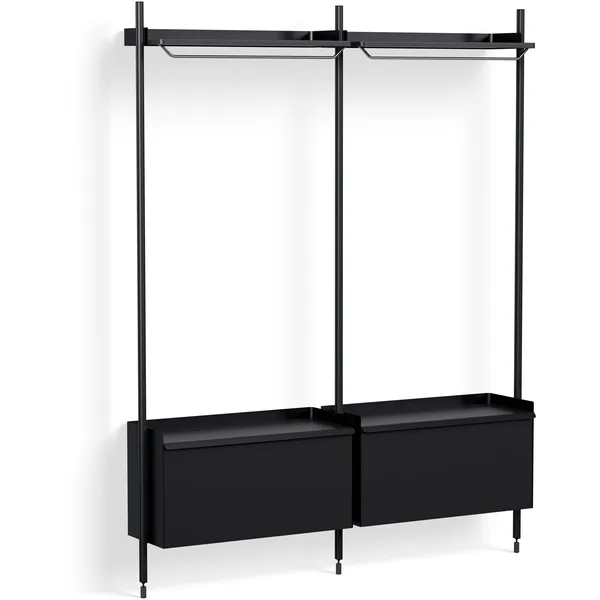 Pier System 1002 2 columns PS Black / Black