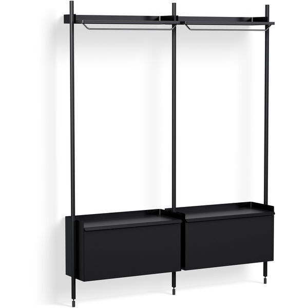 Pier System 1002 2 columns PS Black / Black