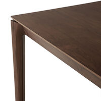 Bok Spisebord Sortbejdset Teak 80x140 cm