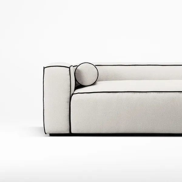 Grand Hue 2-Seter Sofa Steam White / Mine Graphite
