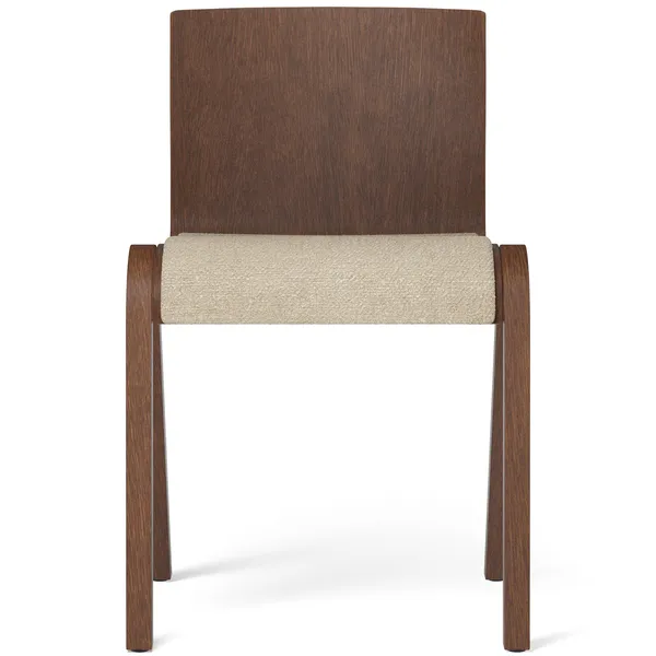 Ready Stol Betrukket Forside Mørkbejdset Eg / Bouclé 02