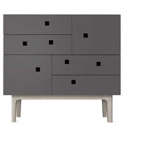 Peep B1 Bureau Slate Gray / white oak