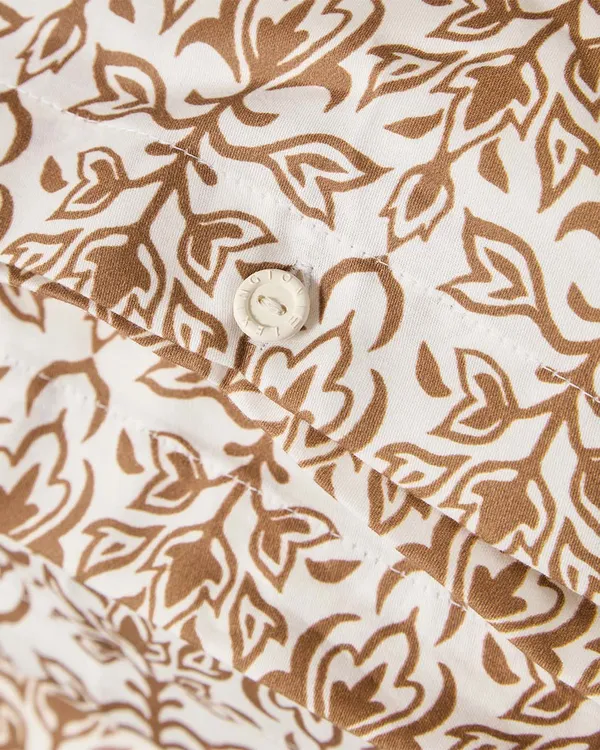 Ornament Sengesett 210x150 + 50x60 cm Hvit / Fudge