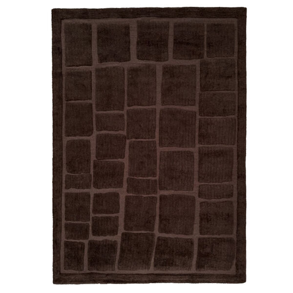 Wandel Uldgulvtæppe Brunt 250x350 cm