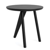 Fin Side Table Black
