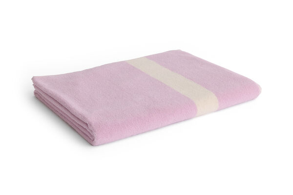 Stripe Badhandduk 100x150 cm Cool Pink
