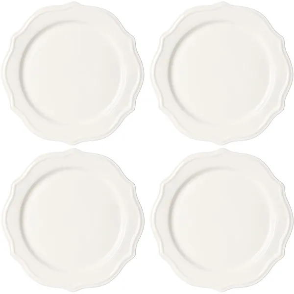 Violette Tallerken 28 cm 4-pack Hvit