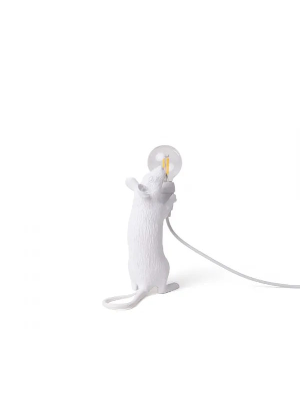 Mouse Lamp Step Bordlampe Hvit