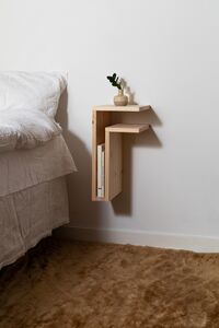 F-Shelf Væghylde Højre Fyrretræ