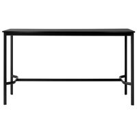 Drip HW64 Barbord 80x190x105 cm Sort Laminat / Sort