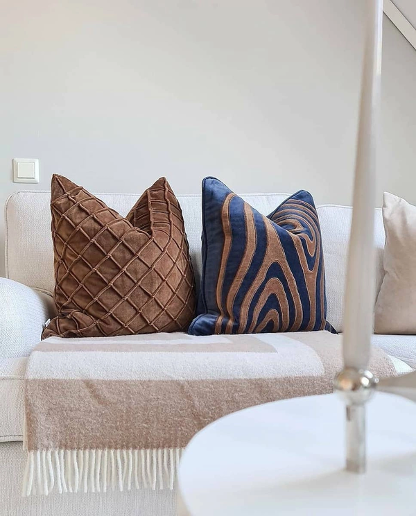 Deva Cushion Cover 50x50cm Cognac
