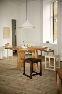 Low Stool 01 Stol Brun