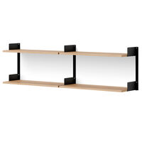 New Works Kammarhylla 450 mm Ek / Svart