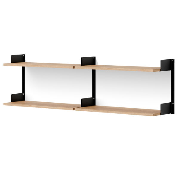 New Works Kammarhylla 450 mm Ek / Svart