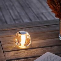 Ice Ball Bordlampe Krom