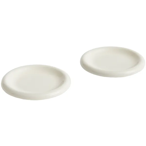 Barro Plate Set of 2 Ø18 cm Offwhite