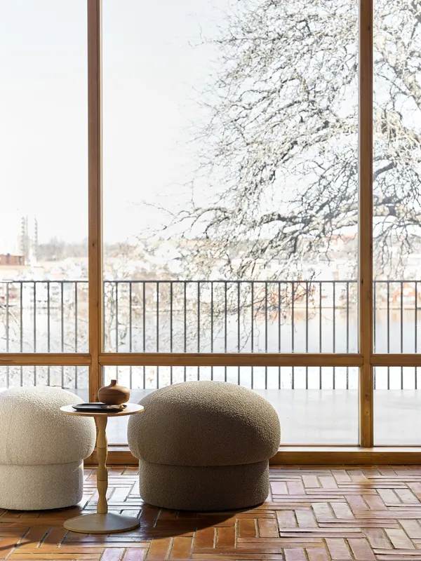 Uno Sittpuff Brun Ø65 cm