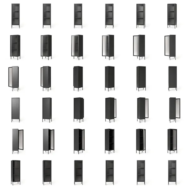 Store Skåp 50x150 cm Antracit