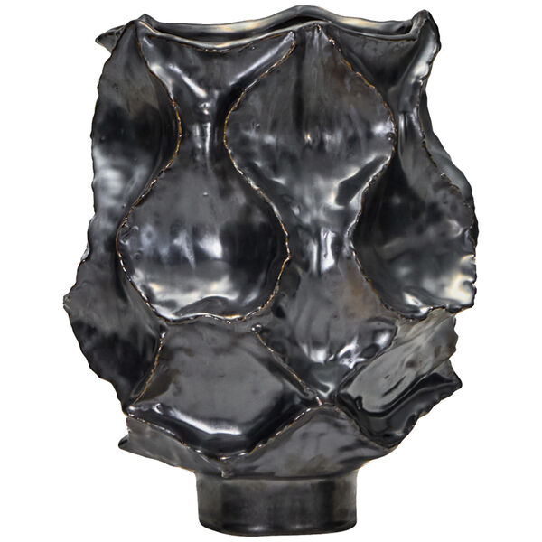 Waves Vase 25 cm Antique Metallic