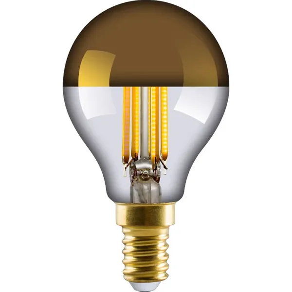 LED Lyskilde E14 4W 470lm 2700K Dæmpbar Guld