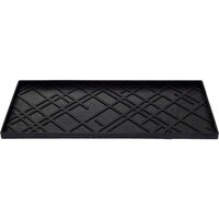 Lines Boot Tray 88x38 cm Black