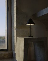 Brolly Bordlampe Bærbar Steel Black