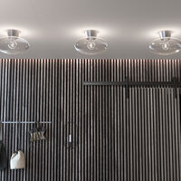Bullo XL Plafond Aluminium / Klar