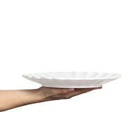 Oyster Tallerken Hvid 28 cm