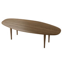 Jari Salongbord Oval 130 cm Fumed Eik