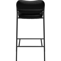Bollo Bar Stool 75 cm Elmosoft Black