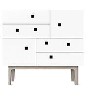 Peep B1 Bureau Angel White / white oak