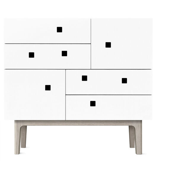 Peep B1 Bureau Angel White / white oak