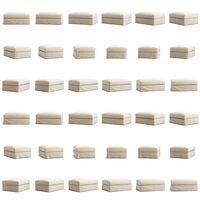 Stopning Til Le Grand Air Fotskammel Bomull Beige