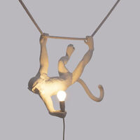 Monkey Lamp Swing Av Harpisk For Utendørs Bruk Sort