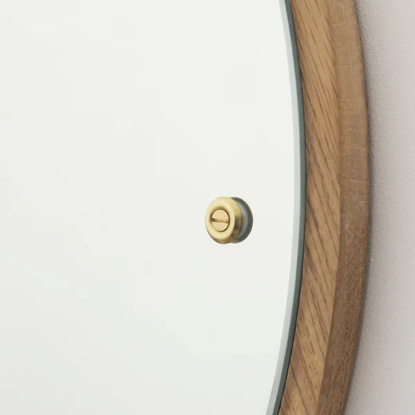 Circle Spejl L Eg/Messing
