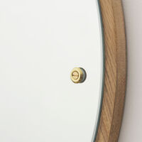 Circle Spejl L Eg/Messing