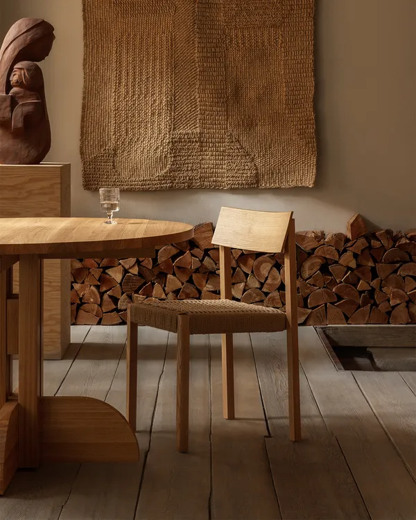 Mauro Tuoli Natural Oak / Paper Cord