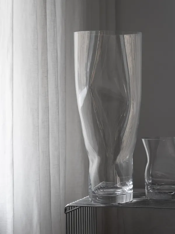 Squeeze Vase 50 cm Klar