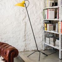 VV Cinquanta Gulvlampe Sort / Gul