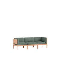 Modular 3-Seters Sofa Med Sider Eik/Moss 03