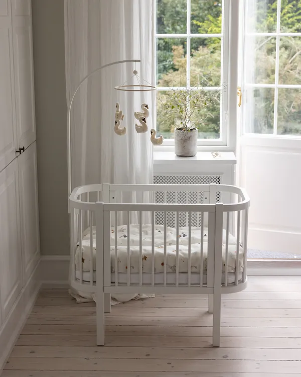 Bedside Crib Hvit
