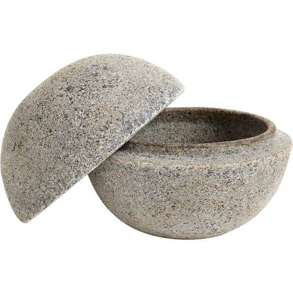 Stain Bonbonniere Terrakotta 15x13 cm Gråbrun
