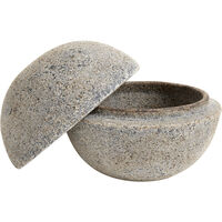 Stain Bonbonniere Terrakotta 15x13 cm Gråbrun