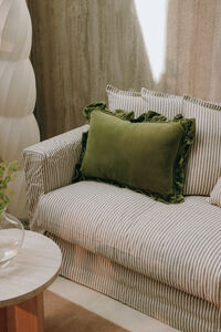 Stopning Til Le Grand Air 3-seter Sofa Lin Divan Venstre Ash Stripe