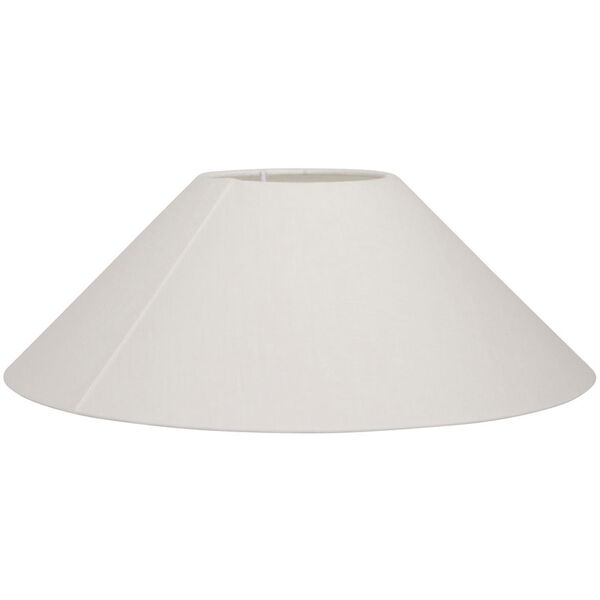 Basic Flat Lampunvarjostin Valkoinen 30 cm