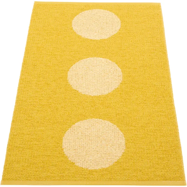 Vera Pop Tæppe 70x120 cm Mustard / Pale Yellow