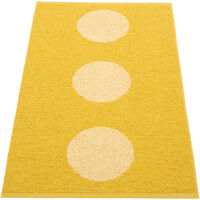 Vera Pop Tæppe 70x120 cm Mustard / Pale Yellow